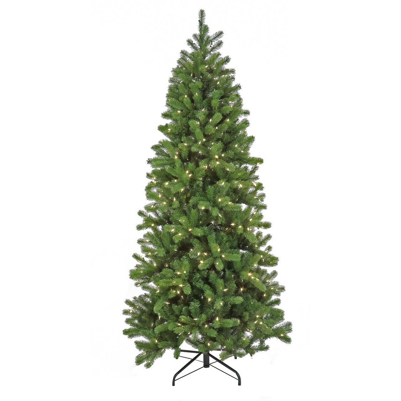 National Tree Company 7.5 ft. Downswept Douglas® Slim Fir Tree with Warm White LED Lights